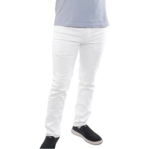 THE PERFECT FIT NYC SLIM THICK JEANS WHITE - 40W X 30L